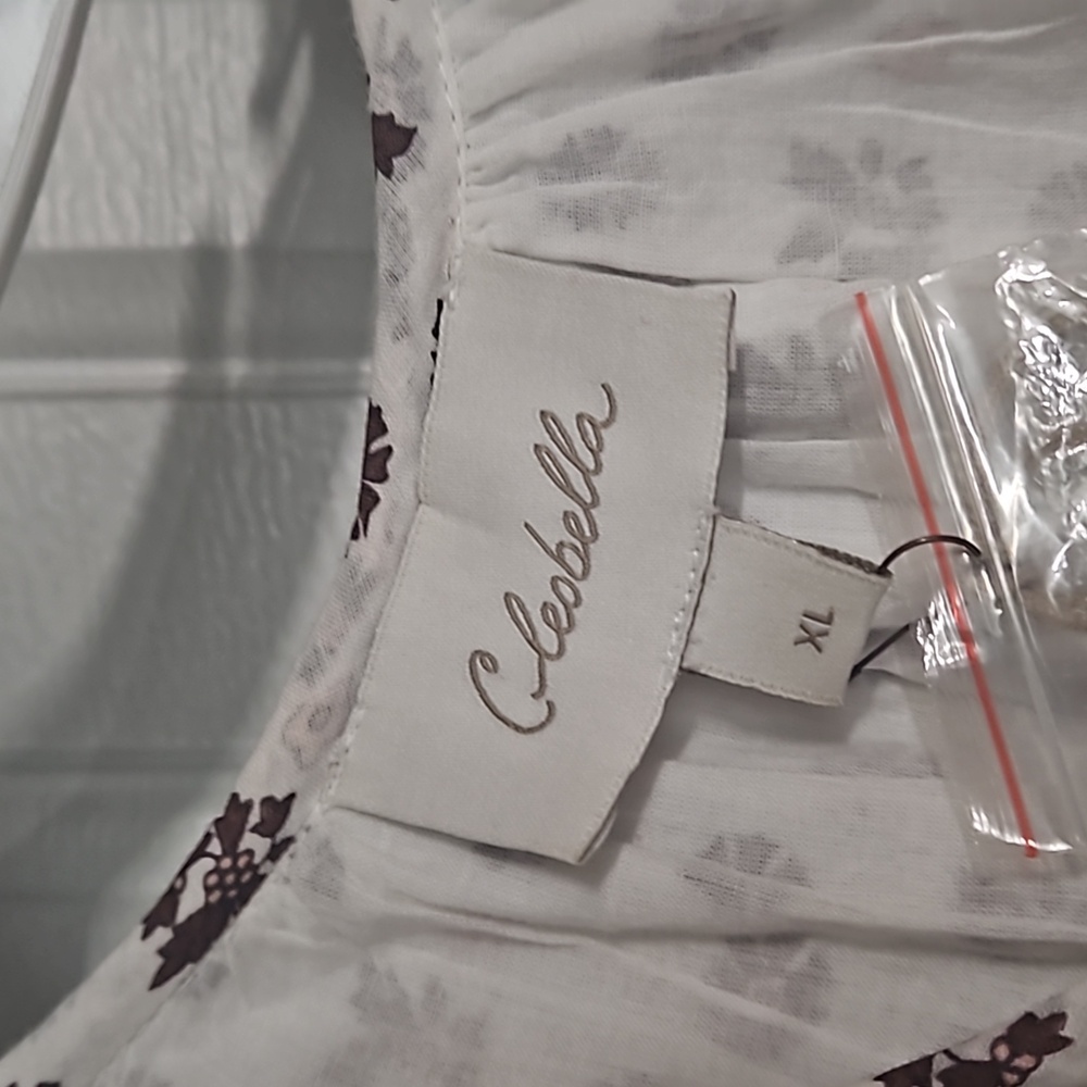 Cleobella White and Brown Midi Dress - Picture 6 of 15